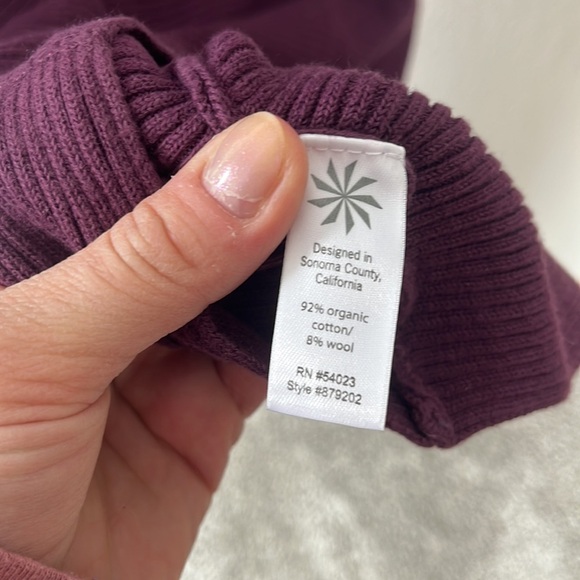 Athleta Dress Winter Cotton Wool Purple size Extra Small - Picture 11 of 11